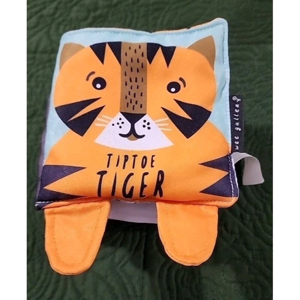 Tiptoe Tiger Baby's First‎ Soft Book Wee Gallery Sensory Book